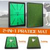 imageCupohus Golf Hitting Mat Precision Pro Swing Mat for Path Feedback Golf Training Chipping Aid with Replaceable Thickened Artificial Turf Golf Accessories Gift for Adults for IndoorOutdoor 13quotx17quot