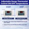 imageCupohus Heat Tape for Water Pipes with Digital Display Thermostat 30FT Freeze Protection SelfRegulating Heat Trace Cable for Metal Plastic Home Pipes Roof and RV18FT