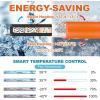 imageCupohus Heat Tape for Water Pipes with Digital Display Thermostat 30FT Freeze Protection SelfRegulating Heat Trace Cable for Metal Plastic Home Pipes Roof and RV40FT