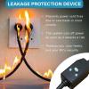 imageCupohus Heat Tape for Water Pipes with Digital Display Thermostat 30FT Freeze Protection SelfRegulating Heat Trace Cable for Metal Plastic Home Pipes Roof and RV40FT