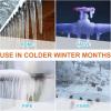 imageCupohus Heat Tape for Water Pipes with Thermostat 12FT Freeze Protection SelfRegulating Heat Trace Cable for Metal Plastic Home Pipes Roof and RV60FTThermostat