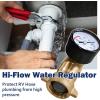 imageCupohus Heated RV Water Hose 100FT x 58quotID  Freeze Proof to 45 SelfRegulating Safe for Drinking Water  Prevents Frozen ampamp Burst Pipes for Winter Camping Easy SetupWater Pressure Regulator