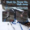 imageCupohus Heated RV Water Hose 100FT x 58quotID  Freeze Proof to 45 SelfRegulating Safe for Drinking Water  Prevents Frozen ampamp Burst Pipes for Winter Camping Easy Setup15FT Heated Water Hose