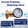 imageCupohus Heated RV Water Hose 100FT x 58quotID  Freeze Proof to 45 SelfRegulating Safe for Drinking Water  Prevents Frozen ampamp Burst Pipes for Winter Camping Easy SetupWater Pressure Regulator