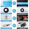 imageCupohus Heated RV Water Hose 100FT x 58quotID  Freeze Proof to 45 SelfRegulating Safe for Drinking Water  Prevents Frozen ampamp Burst Pipes for Winter Camping Easy Setup25FT Heated Water Hose