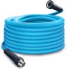 imageCupohus RV Water Hose 10FT with Strain Relief Ends KinkResistant Drinking Water Hose 58ID Potable Food Grade Hose with Storage Strap for RV Marine Camper Truck Car GardenBlue