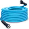imageCupohus RV Water Hose 10FT with Strain Relief Ends KinkResistant Drinking Water Hose 58ID Potable Food Grade Hose with Storage Strap for RV Marine Camper Truck Car GardenBlue
