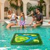 imageCupohus Stable Floating Golf Green for Pool35quotx 24quot Floating Chipping Green Practice Mat Adult Fun Backyard Water Golf Games Gift Support Training Competition for 4 Golfers Hard Model35 x 24