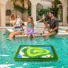 imageCupohus Stable Floating Golf Green for Pool35quotx 24quot Floating Chipping Green Practice Mat Adult Fun Backyard Water Golf Games Gift Support Training Competition for 4 Golfers Hard Model35 x 24