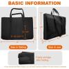 imageCupohus Waterproof Art Portfolio Bag 25quot x 37quot for 24quot x 36quot Artworks with Outer Pockets and Handle Student Carrying Storage Bag24 x 40 x 2