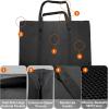 imageCupohus Waterproof Art Portfolio Bag 25quot x 37quot for 24quot x 36quot Artworks with Outer Pockets and Handle Student Carrying Storage Bag24 x 40 x 2