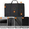 imageCupohus Waterproof Art Portfolio Bag 25quot x 37quot for 24quot x 36quot Artworks with Outer Pockets and Handle Student Carrying Storage Bag25 x 37