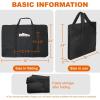 imageCupohus Waterproof Art Portfolio Bag 25quot x 37quot for 24quot x 36quot Artworks with Outer Pockets and Handle Student Carrying Storage Bag25 x 37