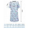 imageCupohus Womens Old Lady Wig Costume Set 100 Days of School Adult Granny Dress Cosplay 8PCS Set Grandma Wig and Cap Retro Glasses with Chain Faux Pearl Jewelry Cane Blue Floral Dress OutfitBlue