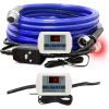 imageCupohus Heated Water Hose for RV 30FT Drinking 50 Upgrade with Digital Display Thermostat to Keep Fresh Water Running in Winter Freezing Temperatures Down to 45 Electric Camper Garden Hose Heater30FT