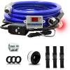 imageCupohus RV Fresh Water Hose Heated 15FT2023 Upgrade with Temperature Control Systems to Keep Fresh Water Running in Freezing Temperatures Down to 45 Designed for RV Campers Trailers and MoreHeated Water Hose 20