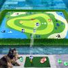imageCupohus Stable Floating Golf Green for Pool35quotx 24quot Floating Chipping Green Practice Mat Adult Fun Backyard Water Golf Games Gift Support Training Competition for 4 Golfers Hard Model47 x 35