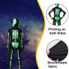 imageCupohus Halloween Costume Glow in Dark Skeleton Costume Bodysuit Jumpsuit  Halloween Outfits Unisex Kids2022 VersionGlow