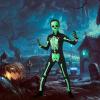 imageCupohus Halloween Costume Glow in Dark Skeleton Costume Bodysuit Jumpsuit  Halloween Outfits Unisex Kids2023 GlowPrinting single side